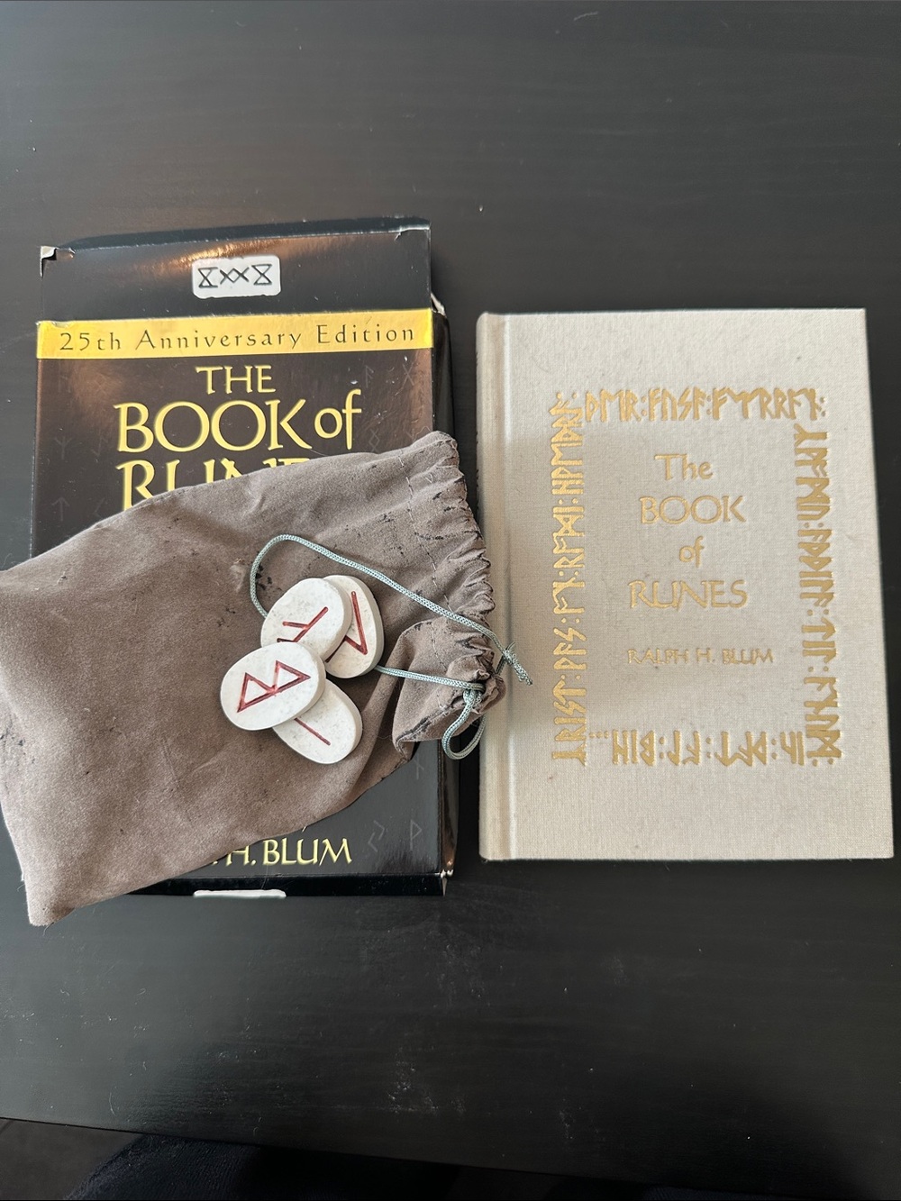 The Book of Runes Set with Rune Stones